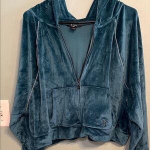 Victoria's Secret Teal Velvet Jacket